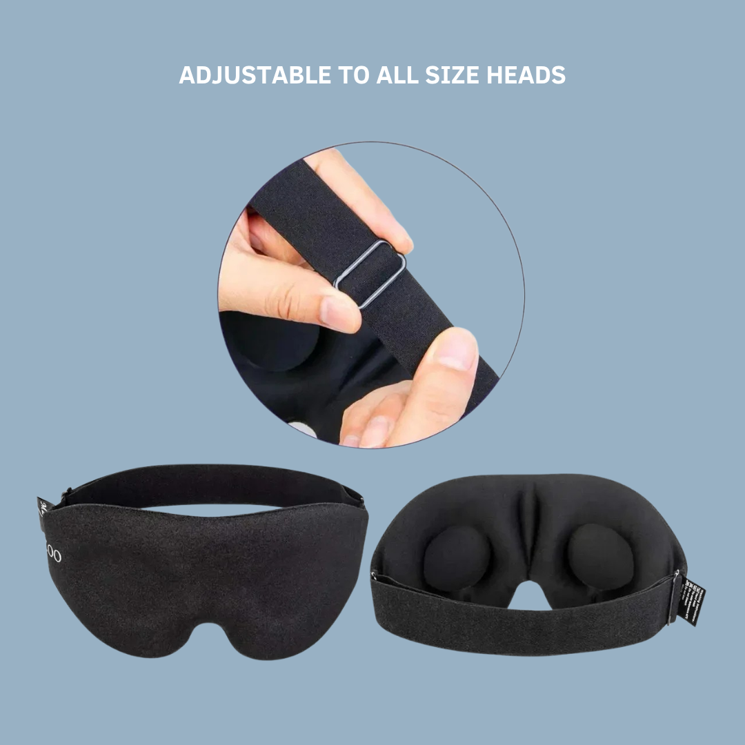 ComfyLab 3D Sleep Mask | 100% Light Blocker